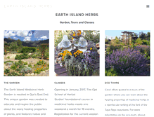 Tablet Screenshot of earthislandherbs.com